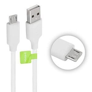 Infinix Copper Fast Charging Micro USB Data Cable – Durable White Charging & Sync Cable for Android Devices