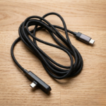 240W Ultra Fast USB-C to USB-C Charging Cable with Built-in Foldable Phone Stand – Premium Braided Data Cord thumbnail 1