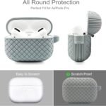 Silicone Breathable Braided Case Cover – Soft TPU Protective Charging Case (Random Color) thumbnail 4