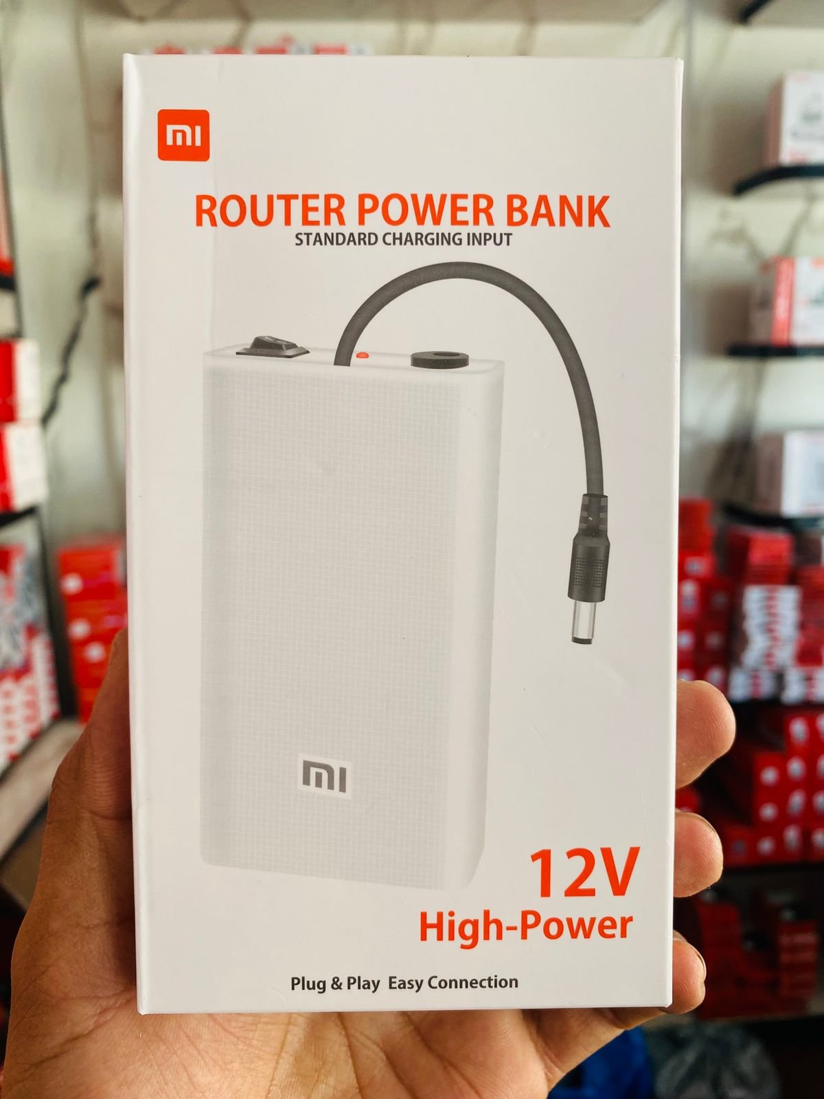 Mi Router Power Bank UPS – 12V/9V WiFi Router Backup Battery for PTCL, StormFiber & Fiber Modems (Without Adapter) - Image 5