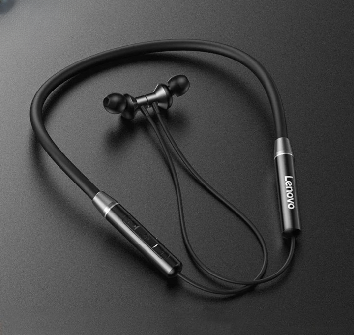 Lenovo HE05 Wireless Neckband Bluetooth Earphones | Sports Handsfree with Mic - Image 3