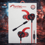 Fontec Arena Gaming Earphones with Detachable Mic – 3.5mm HiFi Stereo Surround Handsfree for Mobile, PC & Console - Random Color thumbnail 1