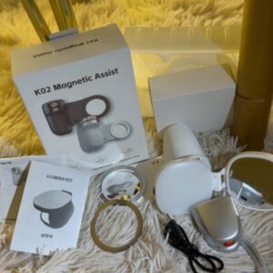 K02 Vlogging Kit with Tripod Stand, Microphone & LED Light | Complete Mobile Video Recording Kit (Random Color)