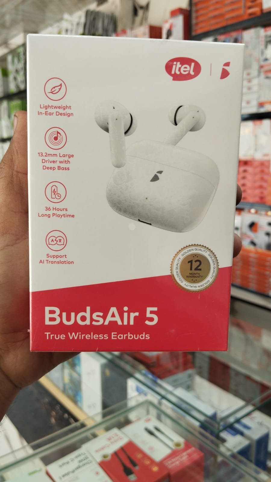 Itel BudsAir 5 True Wireless Earbuds – Bluetooth 5.4, 36 Hours Playtime & Deep Bass Audio - Image 5
