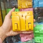 Wall Mounted Universal Mobile Phone Holders – Space-Saving Charging Stand & Remote Organizer (Random Colors) thumbnail 5