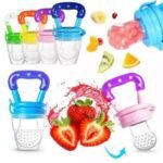 Baby Solid Baby Fruit Pacifier Fresh Fruit Feeder Infant Teething Toy Nibbler Teether Pacifier Safe Silicone Pacifier (random color) thumbnail 2