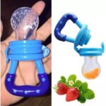 Food Pacifier + Feeder Spoon/ Fresh Fruit Food Baby , Feeding Safe Fruit Feeder ,  (random color) thumbnail 3