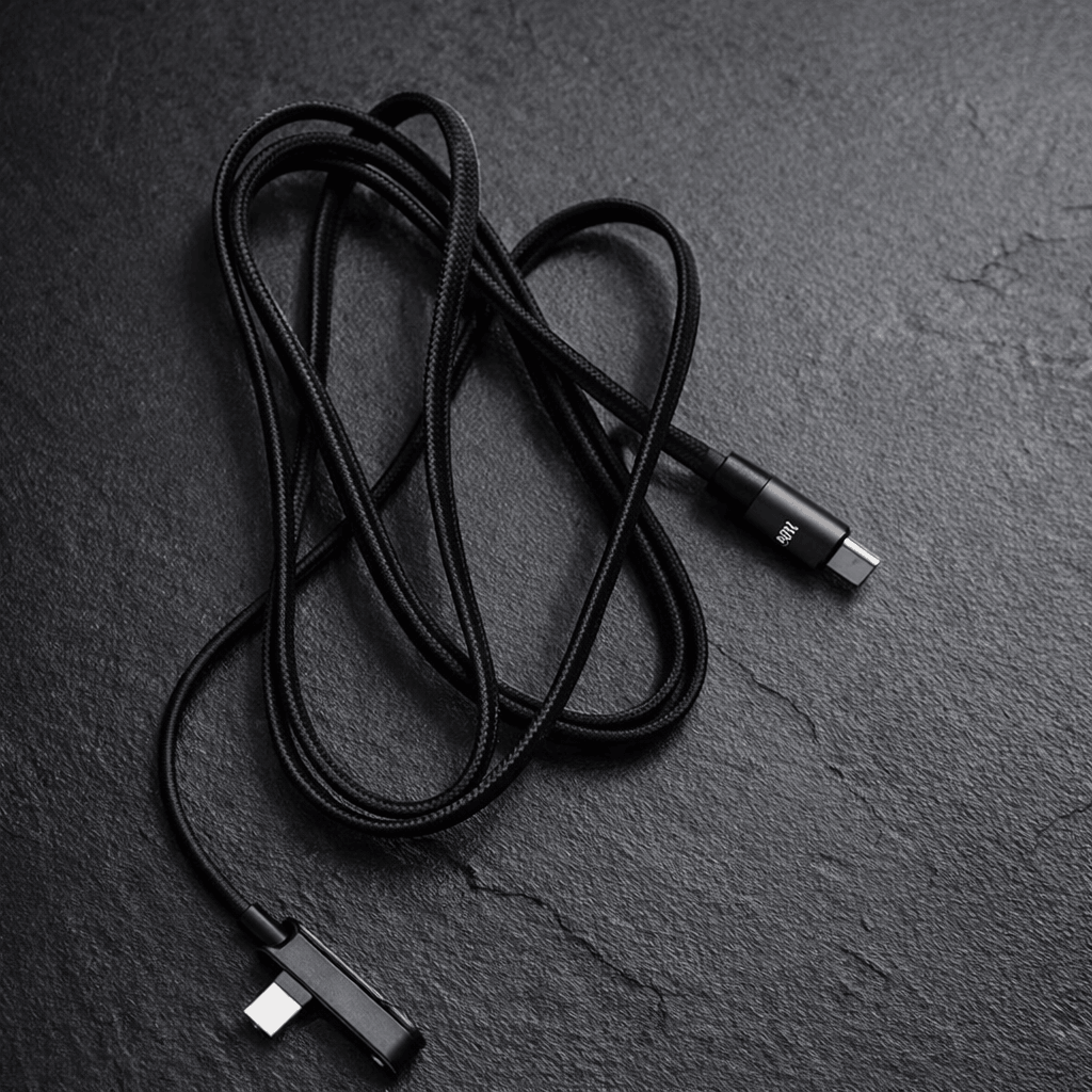 240W Ultra Fast USB-C to USB-C Charging Cable with Built-in Foldable Phone Stand – Premium Braided Data Cord - Image 3