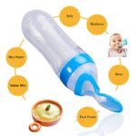Silicone Bottle Feeding Baby Spoon Feeder - Best Quality Spoon Feeder - Random Color thumbnail 1