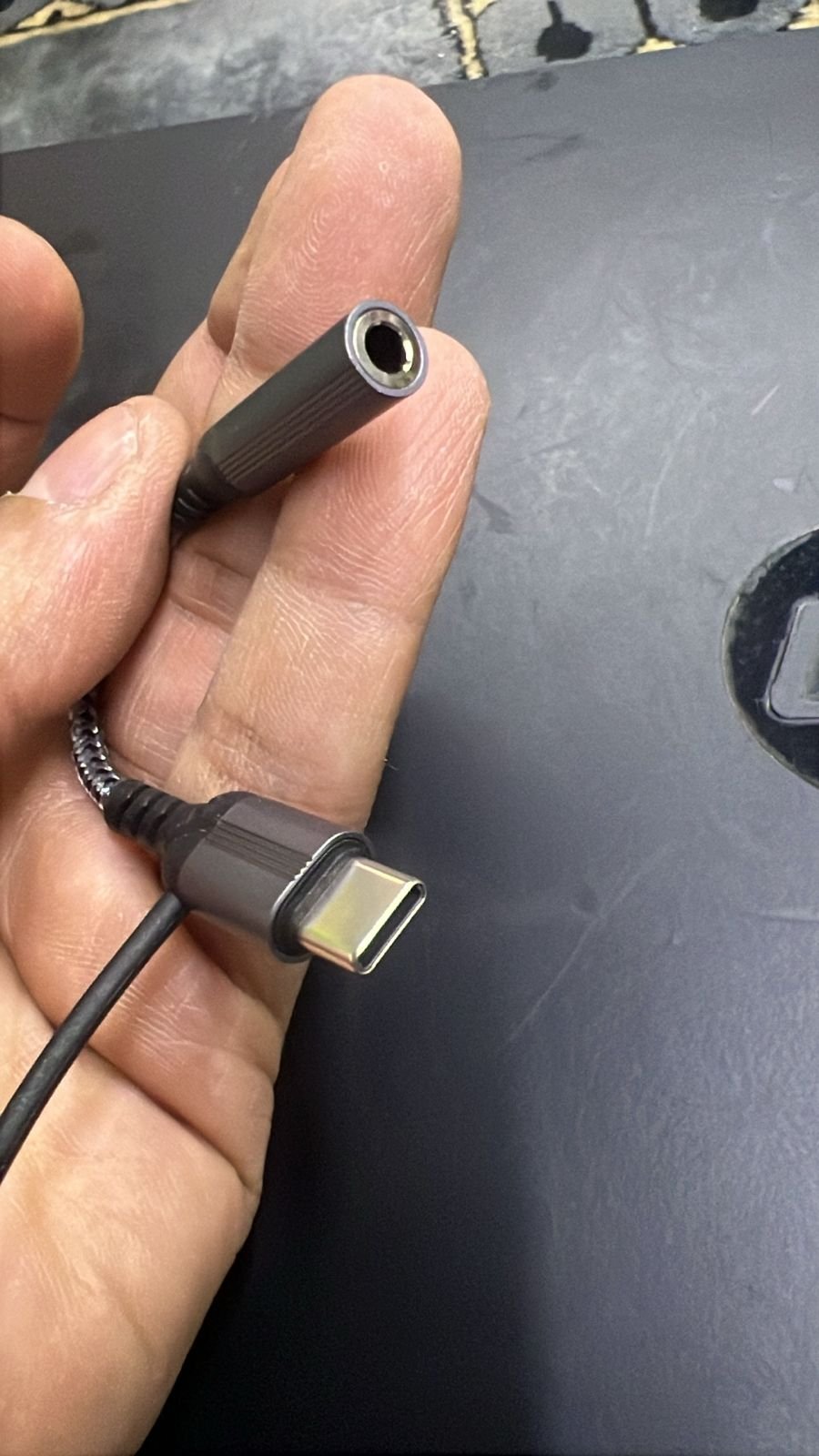 Original 2-in-1 Type-C and Lightning to 3.5mm Headphone Jack Adapter Dual Connector Handfree Audio Converter Direct Plug and Play No Bluetooth Required - Image 5