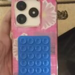 Double Side Silicone Suction Pad Phone Holder – Self-Adhesive Square Rubber Grip Pad for All Mobiles & Tablets thumbnail 4