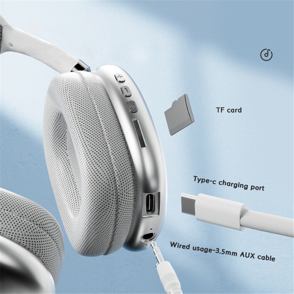 P9 Wireless Bluetooth Headphones – Fidelity Stereo Sound with Foldable Design, Soft Cushion Comfort, and Multi-Mode Playback ( Mix Color) - Image 3