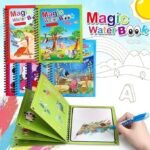 Magic Water Coloring Book for Kids – Reusable Drawing & Painting Fun (Random Colors & Designs) thumbnail 1