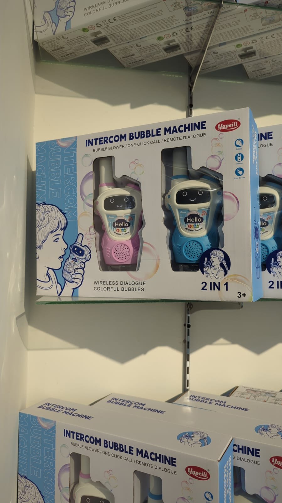 2 Pcs Intercom Bubble Machine Walkie Talkie Kids Bubble Maker Toy Fun Outdoor Bubble Blower Toy For Kids - Image 2