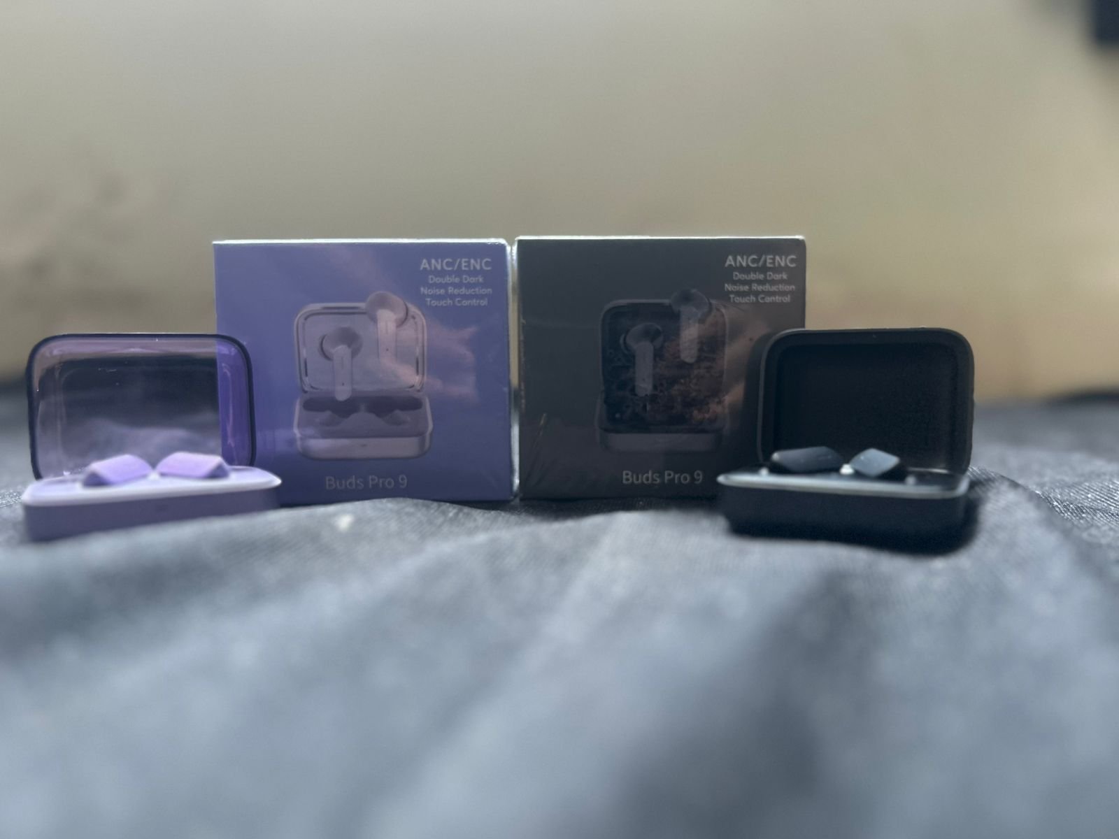 Buds Pro 9 TWS Wireless Earbuds – High-Fidelity True Wireless Stereo Earphones with ANC/ENC Double Dark Noise Reduction & Intelligent Touch Control - Random Color - Image 5