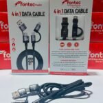 Fontec Fast4 4-in-1 Data Cable - 65W High-Speed Charging & Data Transmission Braided Cable thumbnail 2