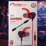 Fontec Arena Gaming Earphones with Detachable Mic – 3.5mm HiFi Stereo Surround Handsfree for Mobile, PC & Console - Random Color thumbnail 2