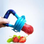 Food Pacifier + Feeder Spoon/ Fresh Fruit Food Baby , Feeding Safe Fruit Feeder ,  (random color) thumbnail 4