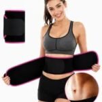 Waist Trimmer Belt for Men & Women | Sweat Belt for Workout & Gym | Adjustable Tummy Support Belt | Free Size | Pack of 1 thumbnail 4