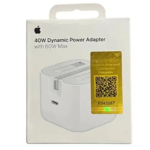 iPhone 3 Pin 40W Fast Charger | USB-C PD Power Adapter for iPhone & iPad