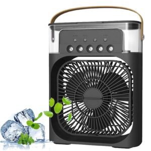 Mini Portable Air Cooler Fan with Evaporative Cooling | 3-Speed Personal Air Conditioner | Random Color