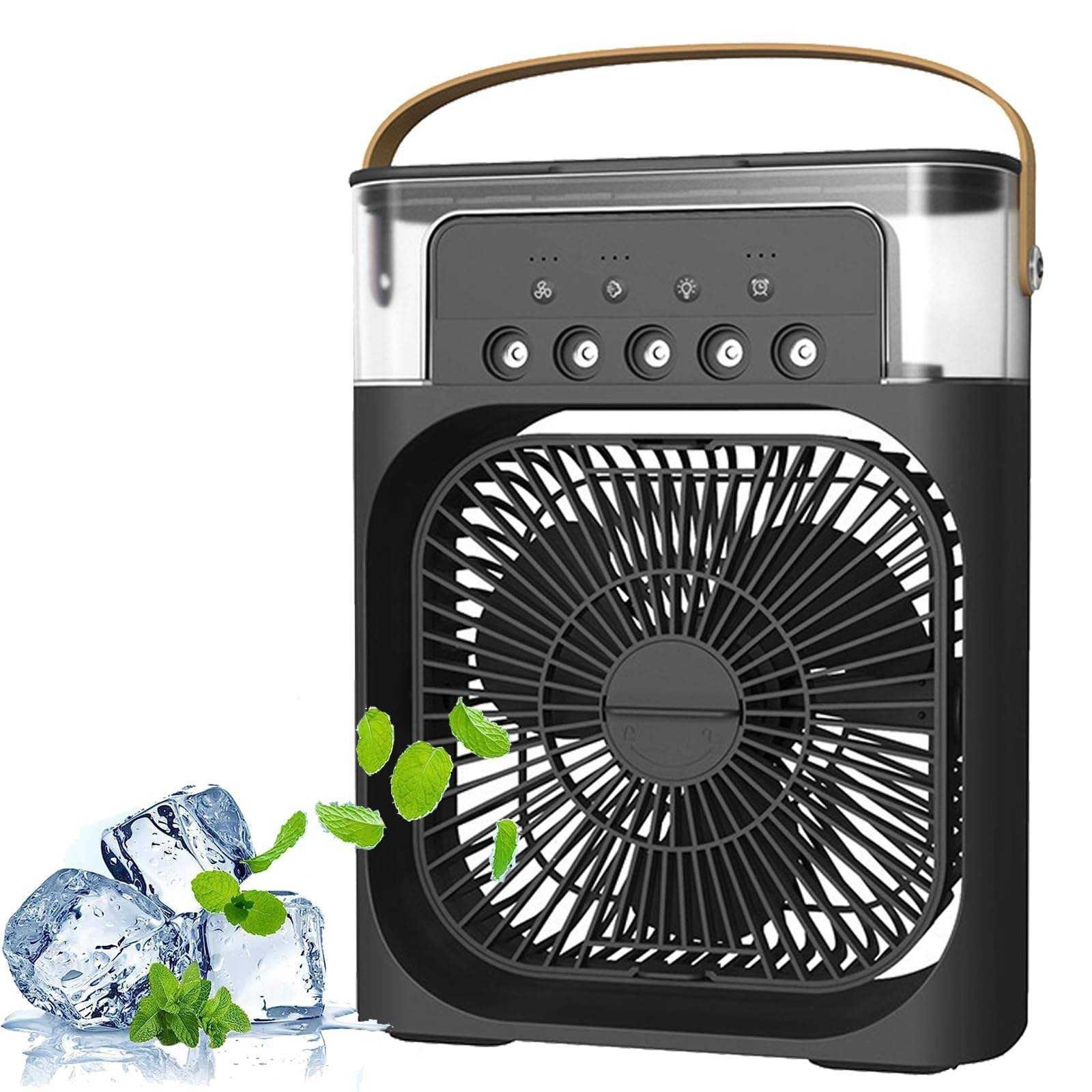 Mini Portable Air Cooler Fan with Evaporative Cooling | 3-Speed Personal Air Conditioner | Random Color