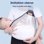 1PC Baby Carrier, Ergonomic Baby Strap one Shoulder Labor-Saving Polyester Baby Half Wrapped Sling (Random Color) thumbnail 2
