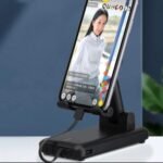 3-in-1 Rotating Foldable Mobile Phone Stand with Built-in Bluetooth Speaker – Adjustable Desktop Holder for Smartphones thumbnail 4