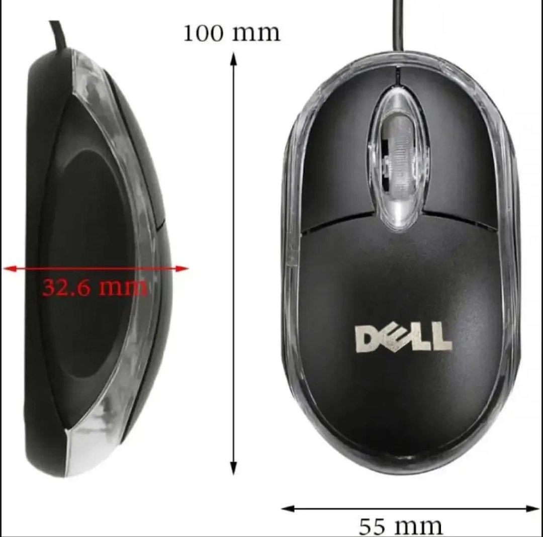 Dell USB Wired Mouse – Smooth & Reliable Optical Tracking for Laptops and Desktop PCs - Image 2