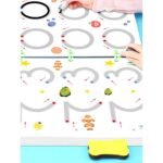 Magical Tracing Workbook Set for Kids – Reusable Learning to Write Alphabet, Numbers & Line Tracing Practice Book with Magic Pen thumbnail 2