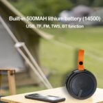 X-316 Mini Bluetooth Speaker – Multi-Function Portable Wireless Outdoor Speaker with USB, TF Card & FM Radio (Random Color) thumbnail 2