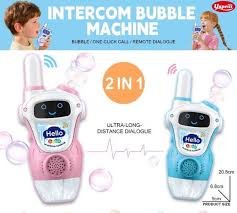 2 Pcs Intercom Bubble Machine Walkie Talkie Kids Bubble Maker Toy Fun Outdoor Bubble Blower Toy For Kids - Image 3