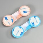 1 Pc - Children Kid Drawer Lock Baby safe Angle Sliding Door Plastic Child safety locks products ( random color ) thumbnail 2