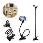 Flexible Snake Mobile Stand – Adjustable Lazy Phone Holder for Desk, Bed & Table | Random Color thumbnail 3