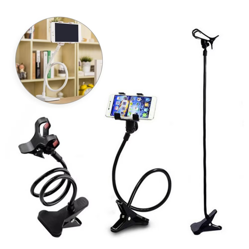 Flexible Snake Mobile Stand – Adjustable Lazy Phone Holder for Desk, Bed & Table | Random Color - Image 3