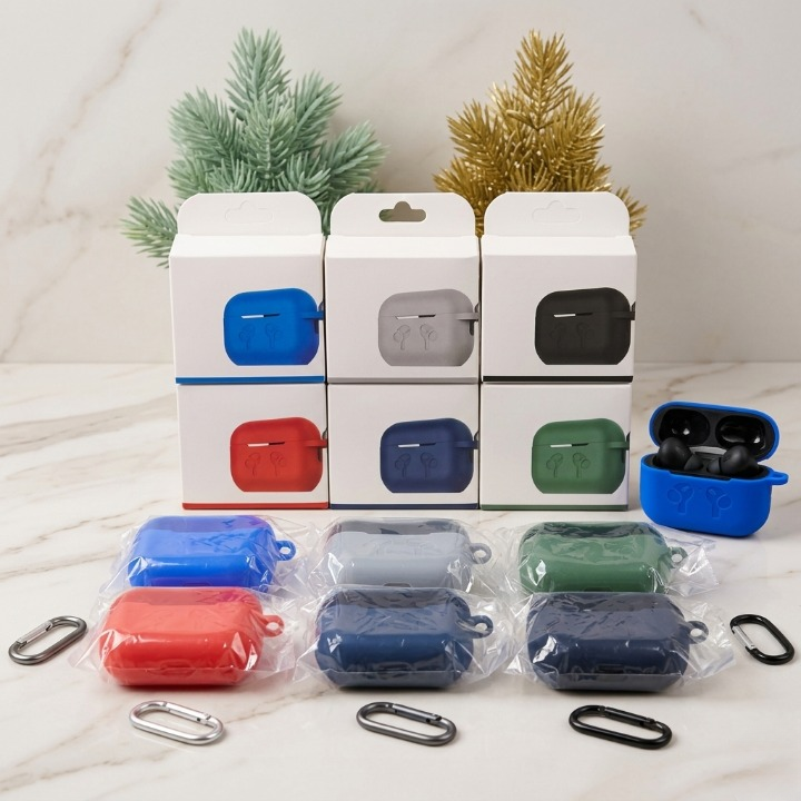 Silicone Case for AirPods Pro / Pro 2 - High Quality Protective Cover - Random Color - Image 2
