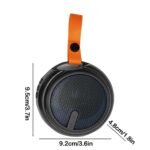 X-316 Mini Bluetooth Speaker – Multi-Function Portable Wireless Outdoor Speaker with USB, TF Card & FM Radio (Random Color) thumbnail 3