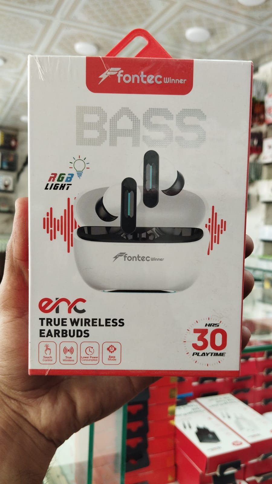 Fontec Winner TWS Wireless Earbuds – Bluetooth 5.3 Gaming Earphones with ENC Noise Cancellation & Surround Sound - Image 5