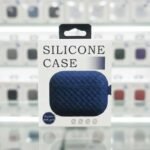 Shockproof Silicone AirPods Case - Textured Protective Skin with Keychain (Random colors) thumbnail 4