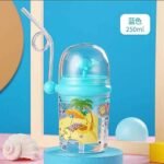 Children Whale Spray Cup Sippy Bottle Cartoon Baby with Sippy Kettle Outdoor Portable Children's Cup (Random Color) thumbnail 1