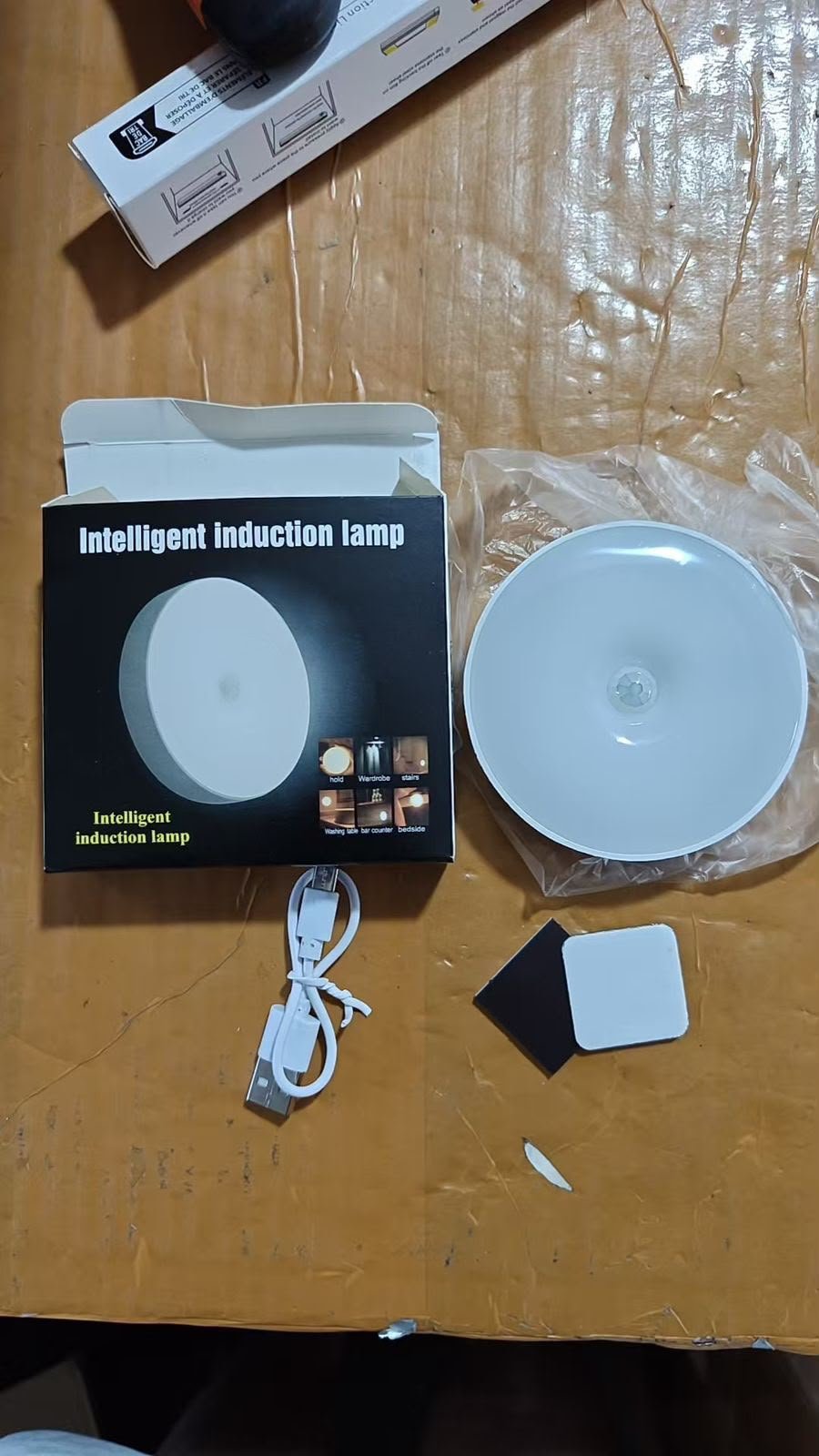 Intelligent Induction Lamp – Smart Motion Sensor Rechargeable Wireless Night Light l Sensor With Button - Image 4
