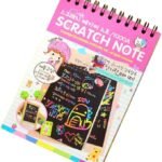 Scratch Note Pad -   Rainbow Drawing Draft Books for Children (random book) thumbnail 3