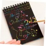 Scratch Note Pad -   Rainbow Drawing Draft Books for Children (random book) thumbnail 4