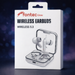 Fontec Glow Wireless Earbuds – Bluetooth 5.3 Gaming Earphones with ENC Noise Cancellation & Transparent Charging Case thumbnail 1