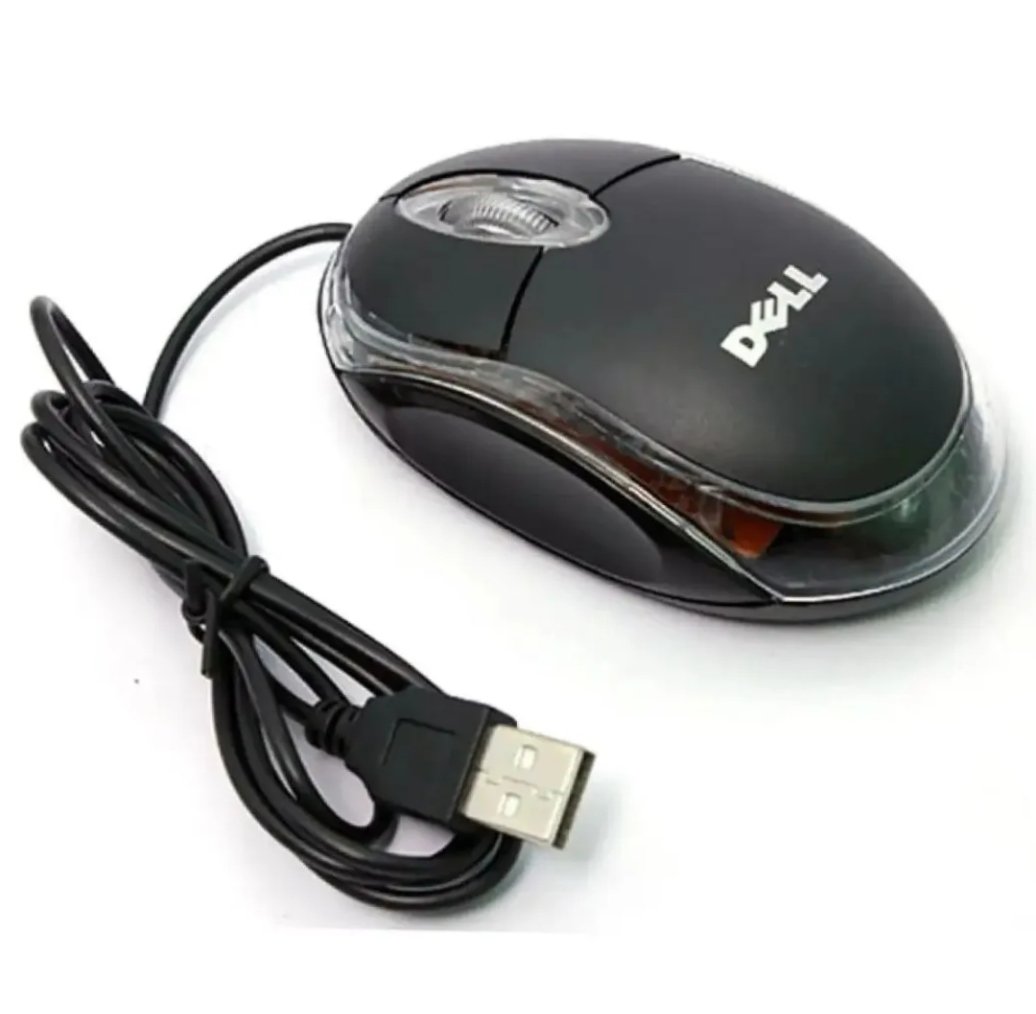 Dell USB Wired Mouse – Smooth & Reliable Optical Tracking for Laptops and Desktop PCs
