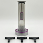 G63A Professional Hair Stylist Trimmer – Rechargeable Cordless Hair & Beard Trimmer with Charging Base and Guide Combs thumbnail 1