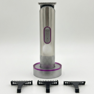G63A Professional Hair Stylist Trimmer – Rechargeable Cordless Hair & Beard Trimmer with Charging Base and Guide Combs