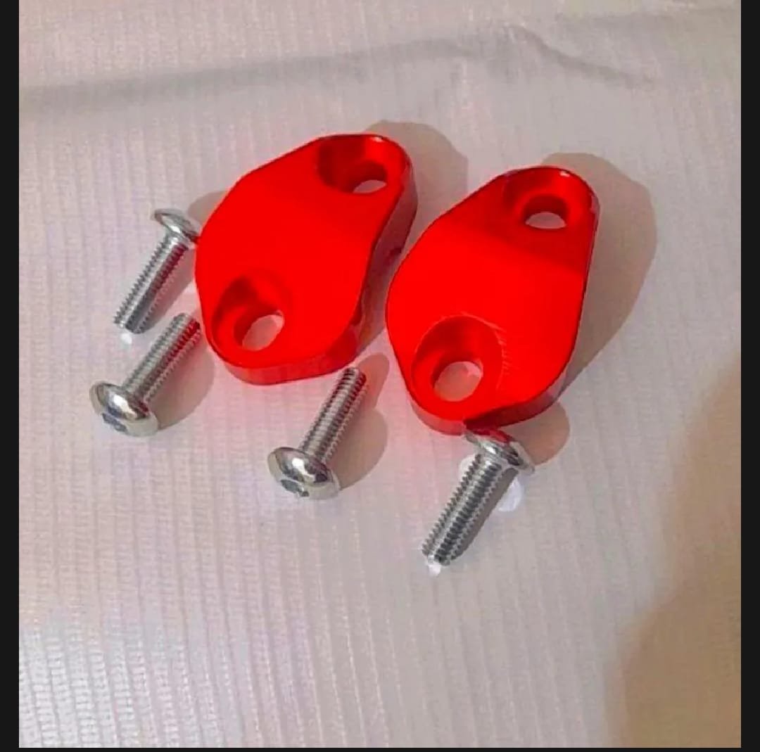 2 Pcs CNC Aluminium Fancy Handle Bar Adjuster Gutka for CD 70 & CG 125 – Stylish & Durable - Image 3