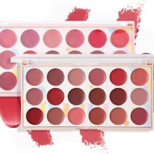 Moccallure Professional 18-Colors Lipstick Kit – Long-Lasting, Hydrating & Compact | Unisex Makeup Set