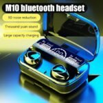 M10 TWS Bluetooth 5.3 Earbuds | Original M10 | LED Display | Wireless Earphones with Microphone thumbnail 1